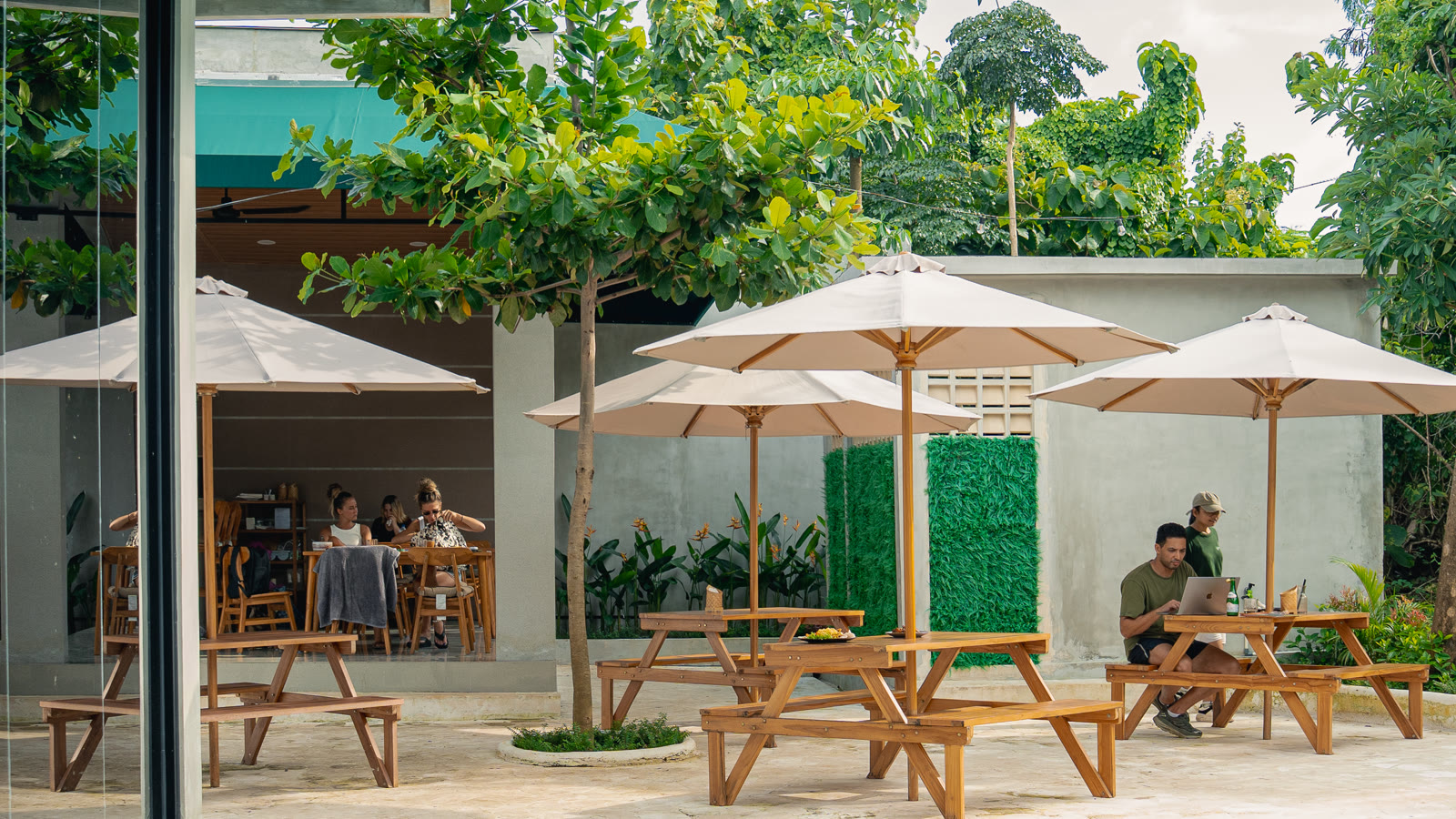 The Cafe area at Kanana Village